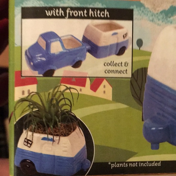 Cute RV and trailer planter for succulents or just put trinket or keys. - Picture 9 of 9